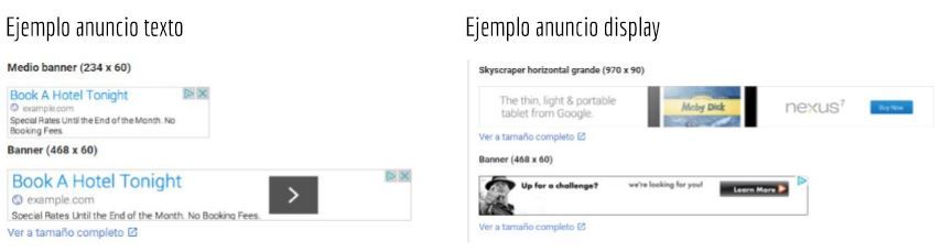 ejemplo anuncio adwords