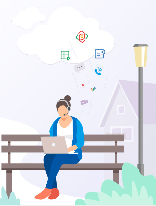 Zoho Remotely para teletrabajo